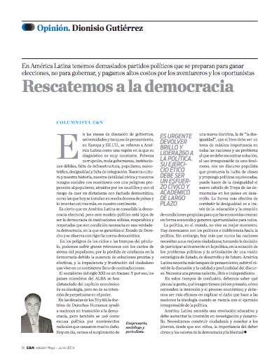 Rescatemos a la democracia